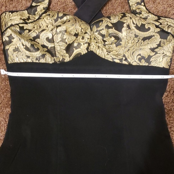 Black/gold party dress - Picture 5 of 8